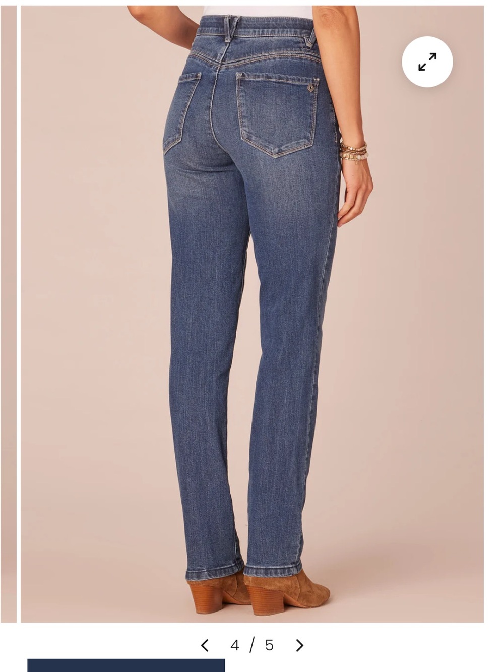 Democracy Classic Mid-Rise Straight Leg Jeans. Size 6. - Picture 4 of 11